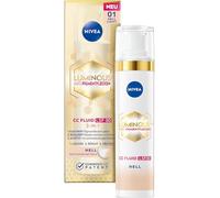 NIVEA Luminous 630 - Crema antimanchas de pigmento CC Fluid FPS 30 para tonos de piel claros, CC Cream con ácido hialurónico y pigmentos de color microencapsulados, crema de día con SPF 30 para una