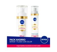 NIVEA LUMINOUS 630 Pack ahorro - Contiene Serum Facial Antimanchas + Fluido CC con color FP30 (Tono Claro)