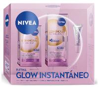 Nivea Luminous 630 Skin Glow Sérum 30 ml + Exfoliante Líquido 100 ml + Liposan Glowy Lips Clear 10 ml