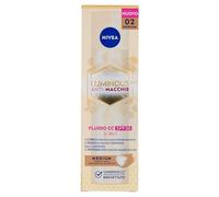 NIVEA Luminous630 Fluid CC Cream SPF 30 - Crema facial 3 en 1 de 40 ml con pigmentos encapsulados y triple acción, crema facial antimanchas con ácido hialurónico y tiamidol