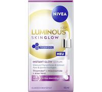 NIVEA LUMINOUS630 Skin Glow Instant Glow Serum, sérum facial muy eficaz y ligero para piel radiante y uniforme, cuidado facial con tiamidol, niacinamida y aloe vera (15 ml)