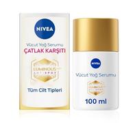NIVEA LUMINOUS630® - Suero de aceite corporal antiestrías, reduce la visibilidad de las estrías, fórmula de suero de aceite altamente eficaz e hidrata 48 horas (100 ml)