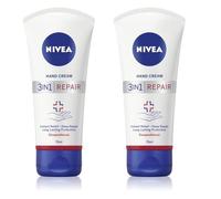 Nivea Mano reparación cuidado mano crema, 2er Pack (2 x 75 ml)
