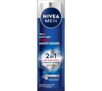 Nivea Men Potente crema hidratante antiedad 2 en 1 (50 ml), con SPF 30, Luminous 630 y ácido hialurónico para protección solar, prevención de imperfecciones y