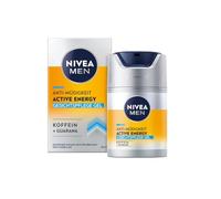 NIVEA MEN Active Energy - Gel de cuidado facial (50 ml), crema facial revitalizante para hombres, crema hidratante de absorción rápida contra signos de fatiga