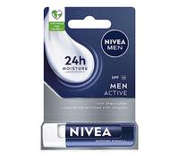 NIVEA MEN Active Protector de labios para hombres con filtro SPF 15, 4,8 g