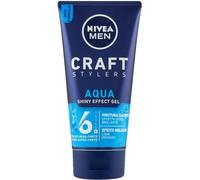 NIVEA Men Aqua Gel Styling - Gel de aspecto húmedo para el cabello, 150 ml, gran agarre y acabado no reasy