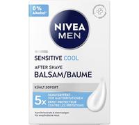 NIVEA MEN Bálsamo para después del afeitado Sensitive Cool After Shave, 100 | Refrigerante after shave para hombres con extracto de algas marinas y manzanilla, 24 h de humedad, cuidado calmante después