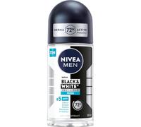 NIVEA MEN Black & White 48 H Invisible Fresh Bola Antitranspirante para hombres 50 ml