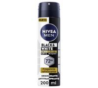 NIVEA MEN Black & White Epic Night Desodorante Spray, pack de 6 x 200 ml | Antitranspirante, 72h, Anti-Manchas y Anti-Residuos, Tecnología Dual Shield, 0% Alcohol, Invisible, Fragancia Refrescante