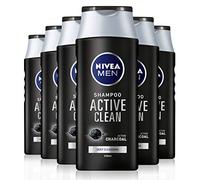 NIVEA MEN Champú Active Clean 250 ml, paquete de 6