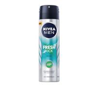 Nivea Men Cool Kick Fresh Desodorante en spray, agua de cactus y SkinActive Protection, 4 x 150 ml