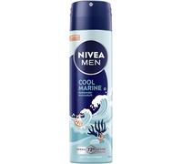 NIVEA MEN Cool Marine Artist Edition Desodorante en espray desodorante para 72 horas de protección antitranspirante contra el sudor y los olores, desodorante en spray con aroma refrescante (150 ml)