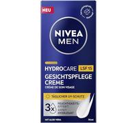 NIVEA MEN Crema facial Hydrocare con SPF 15, crema hidratante protectora para hombres, crema facial hidratante 24h con aloe vera y Pro vitamina B5 (75 ml)