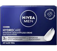 NIVEA MEN Crema facial intensiva Hydrocare para el cuidado facial, calmante para hombres, crema hidratante 48h con aloe vera y pro vitamina B5 (50 ml)