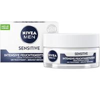 NIVEA MEN Sensitive Crema hidratante intensiva con 48 horas de hidratación para la piel sensible de los hombres, cuidado facial para aliviar la irritación de la piel (50 ml)
