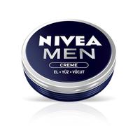 NIVEA MEN Crema nutritiva para la piel para una hidratación intensa, cuidado de la piel para hombres, ideal para el cuerpo, la cara y las manos, fórmula ligera con vitamina E (30 ml)