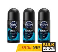 Nivea Men Deep Beat Roll-On Desodorante Antibacterial 48H Protección contra e...