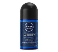NIVEA - Men Deep Darkwood Maxxtech Anti-Perspirant Black Carbon Deodorant Roll On 50ml