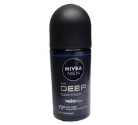 NIVEA Desodorante en roll-on para hombre, color negro oscuro, 6 unidades (6 x 50 ml)