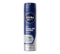 NIVEA MEN Derma Control - Desodorante en espray antitranspirante (96 u), protección contra el sudor y los olores, pack de 6 unidades de 150 ml