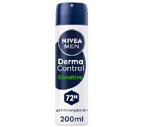 Nivea Men Derma Control Sensitive Desodorante Spray 200 ml