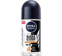 NIVEA MEN - Desodorante antitranspirante Bille Black&White Ultimate Impact 50 ml, antitranspirante hombre protección 48H, antitranspirante axilas sin alcohol