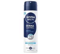 NIVEA Men - Desodorante en aerosol antitranspirante, hasta 72 horas de protección, Derma Control Defend, 6 unidades, 150 ml