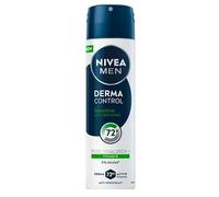 NIVEA Men - Desodorante en aerosol antitranspirante, hasta 72 horas de protección, Derma Control Sensitive, 6 unidades, 150 ml
