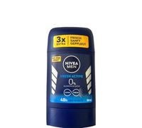 Nivea Men - Desodorante en barra Fresh Active, lote de 6 unidades (6 x 40 ml), sin aluminio, con fórmula refrescante, 48 horas de protección y cuidado de la piel