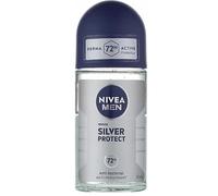 NIVEA Men - Desodorante en roll-on, 72 h Active Protection, Silver Protection, 50 ml, 6 unidades