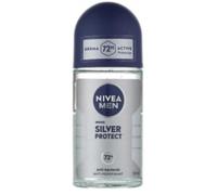 NIVEA Men - Desodorante en roll-on, 72 h Active Protection, Silver Protection, 50 ml, 6 unidades