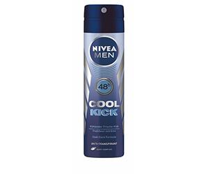 Nivea Men Desodorante Fresco Kick anti Perspirant Spray, 4 Paquete 4 x 150 ml