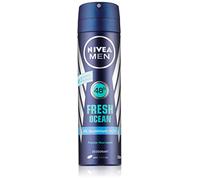 Nivea Men Desodorante Fresh Ocean Spray, sin aluminio, doble Pack, 1er Pack (2 x 150 ml)
