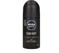 NIVEA Men Desodorante Roll-on Deep Dry & Clean Feel, 6 unidades, 50 ml