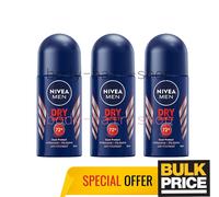 Nivea Men Dry Impact Roll-on Desodorante 72H Potente Protección 50ml Paquete ...