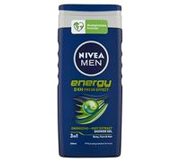 Nivea Men Energy ducha champú Estimulante con extractos de menta 250 ml, pack de 3
