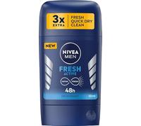 NIVEA MEN Fresh Active Desodorante en barra, 50 ml