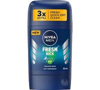 NIVEA MEN Fresh Kick 48 H Antitranspirante en barra para hombres 50 ml