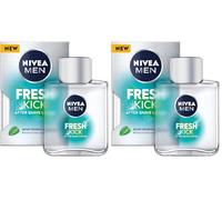 NIVEA MEN Fresh Kick loción de afeitar 100 ml (Paquete de 2)