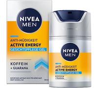 NIVEA MEN Gel de cuidado facial Active Energy (50 ml), crema facial revitalizante para hombres, crema hidratante de absorción rápida contra signos de fatiga