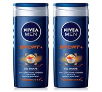 Nivea Men - Gel de ducha Sport 3 en 1, 250 g (Paquete de 2)