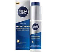 NIVEA MEN Gel facial Hydro Hydro antiedad (50 ml), gel hidratante que suaviza incluso las arrugas profundas, cuidado facial de absorción rápida con ácido hialurónico