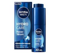 NIVEA MEN HydroCare Power Serum 30 ml - Sérum de Hidratación Intensa con Efecto Prolongado 72h - Protege de la Sequedad - Con Macro y Micro Ácido Hialurónico, Vitaminas B5, C y E - Todo Tipo de Piel