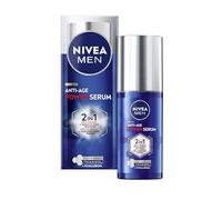 NIVEA MEN LUMINOUS630 2 en 1 Power Serum antiedad y quitamanchas (1 x 30 ml), suero hidratante enriquecido con ácido hialurónico, cuidado masculino para todos los tipos d
