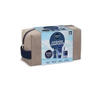 NIVEA MEN Neceser Cuidado Completo - Contiene After Shave, desodorante, nivea men creme multiusos y crema hidratante - Set de regalo hombre