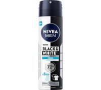 NIVEA MEN Negro & Blanco 48 H Invisible Fresh Spray Antitranspirante para Hombres 150 ml