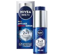 Nivea Men NIVEA MEN Anti-Age 2in1 Power Serum (30 ml), suero hidratante con Luminous 630 y ácido hialurónico, reduce las arrugas profundas y las manchas oscuras para una piel de aspecto más joven