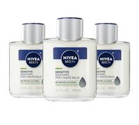 Nivea Men Nivea Men Sensitive Messaggio Shave Balm - lenisce e idrata la pelle dopo la rasatura - 3.3 fl. once. Bottiglia (pacchetto di 3)