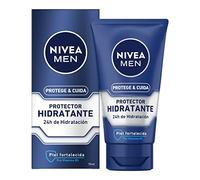 NIVEA MEN Protege & Cuida Hidratante Protector en pack de 6 (6 x 75 ml), crema facial hidratante para el cuidado de la piel seca, protector facial para hombre